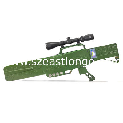 Système anti-drone portable de petite taille, vert marine, style pistolet, 6/8 bandes, avec batterie intégrée pour l'interception de drones