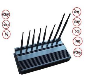 Brouilleur de puissance élevée de 8 antennes, brouilleur de téléphone portable de puissance élevée de dresseur de WIFI